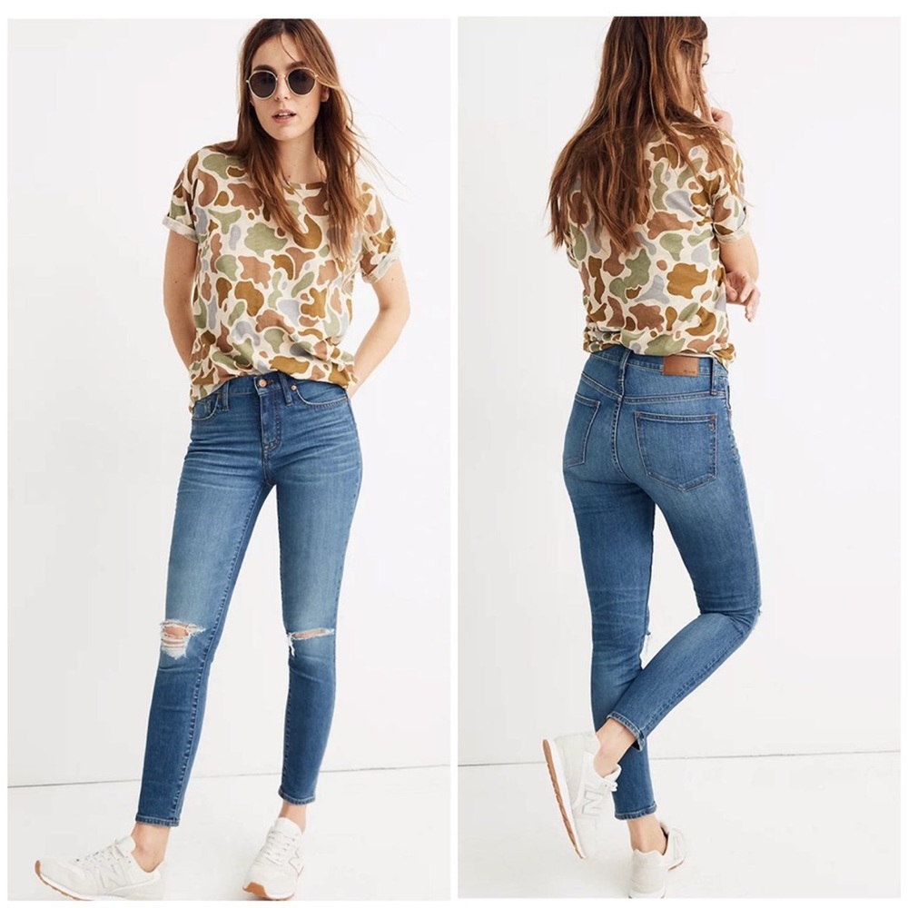 Madewell High-Rise Skinny Crop Jeans in Delmar